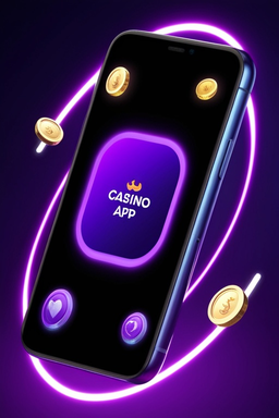 Smartphone met Mad Casino app